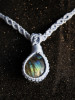 Licornerie: Handmade Labradorite Light Blue Necklace - Mystical