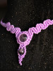 Handmade Lilac Amethyst Choker Collar Necklace