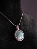 Handmade Fluorite Lilac Necklace - Elegant Crystal Jewelry Collection