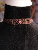 Rhodonite brown choker