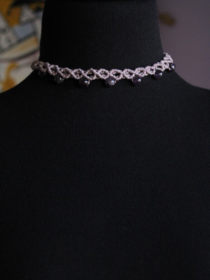 Amethyst lilac choker