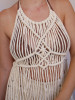 Beige Macrame Dress