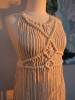 Beige Macrame Dress