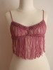 Pink Macrame Croptop