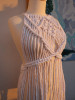 White Macrame Dress