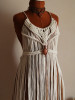 White Macrame Dress