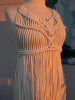 White Macrame Dress