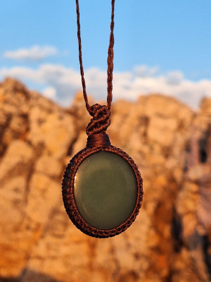 Green Aventurine Brown necklace