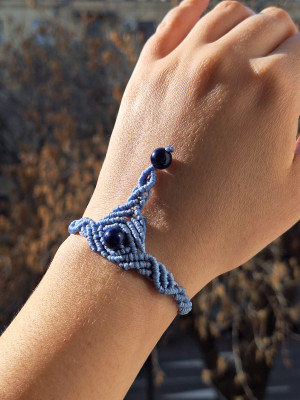 Lapis Lazuli Blue Bracelet – Adjustable Crystal Jewelry | Licornerie
