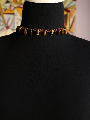 Tiger Eye Brown Choker – Handmade Adjustable Crystal Jewelry