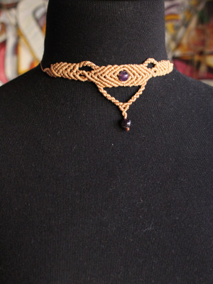 Amethyst Choker – Adjustable Crystal Jewelry | Licornerie