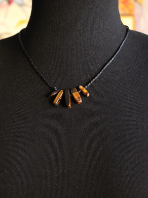 Rhodonite brown choker