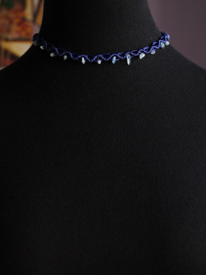 Aquamarine Blue choker