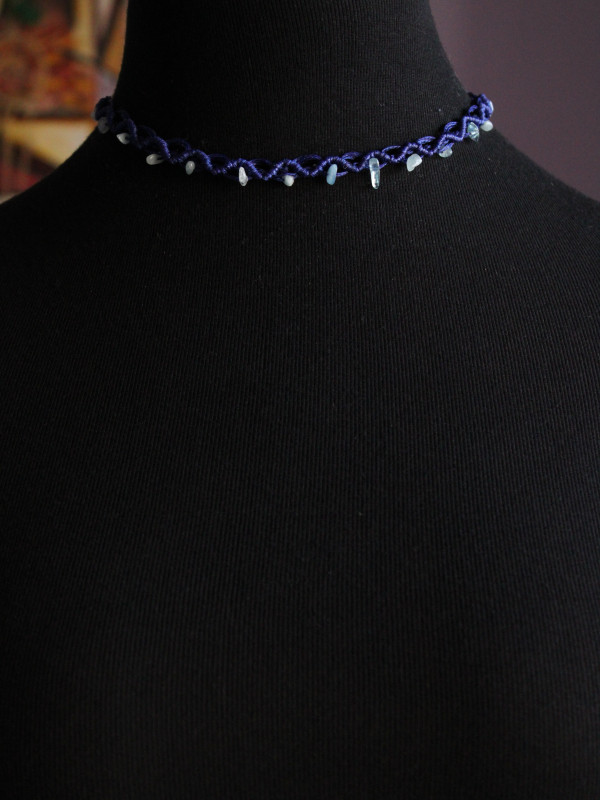 Aquamarine Blue choker