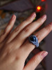 Lapis light blue ring